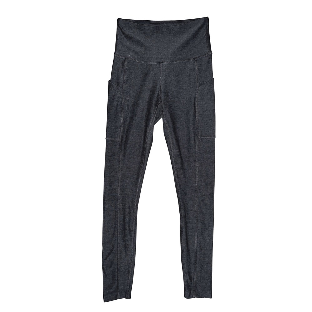 New Balance Sleek Pocket High Rise Legging Charcoal Gray XS EUC‎